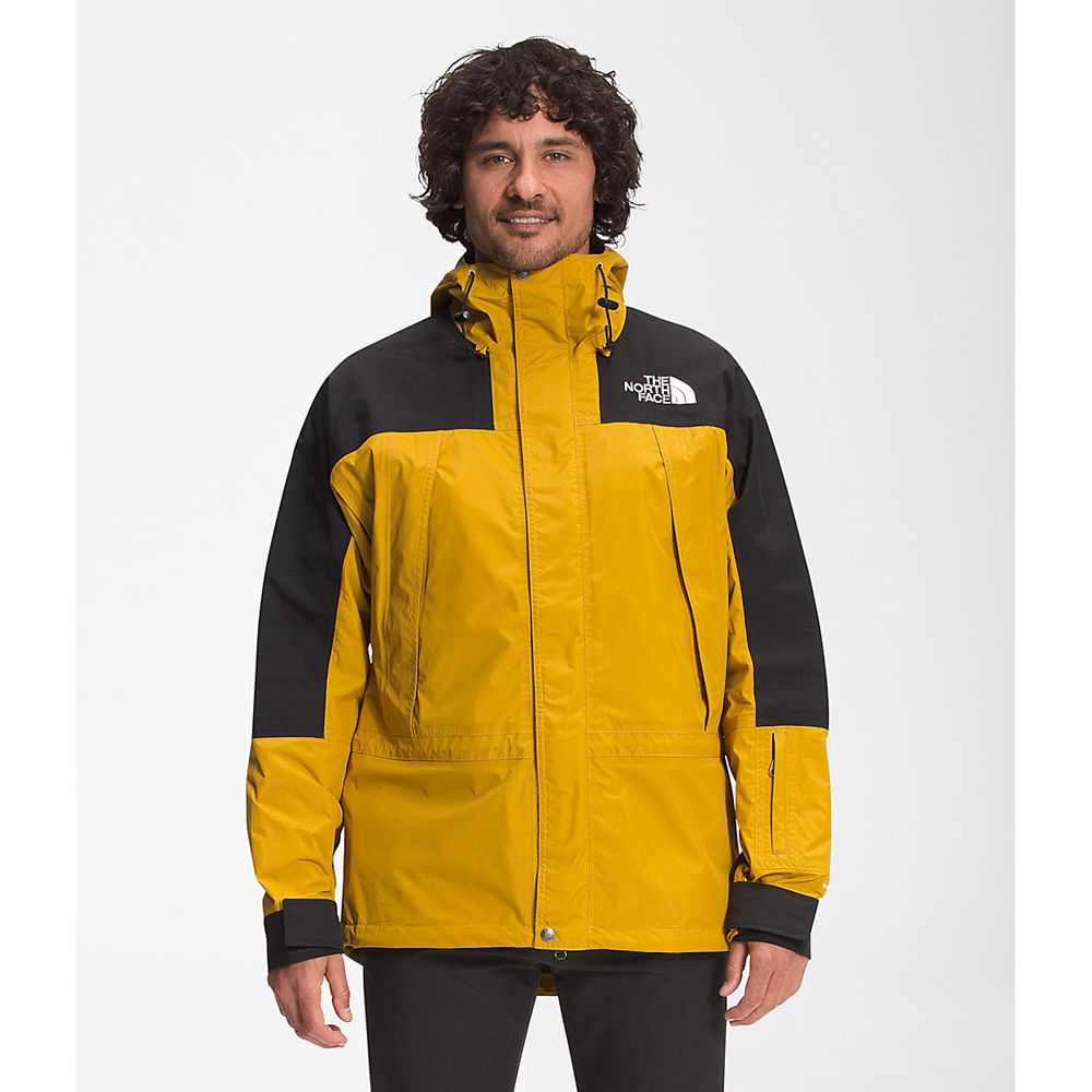 The North Face Rain Jacket Mens Australia - The North Face K2rm Dryvent™ Yellow Dryvent (BMF-396418)